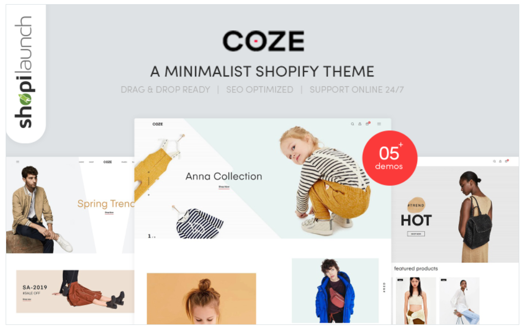 Coze - A Minimalist Shopify Theme