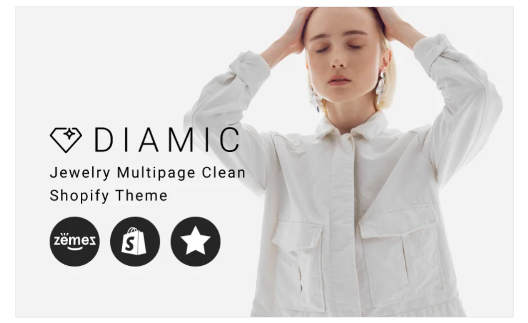 Diamic - Jewelry Multipage Clean Shopify Theme