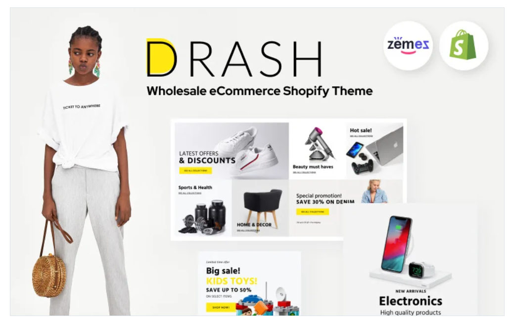 Drash - Shopify Wholesale eCommerce Template Shopify Theme