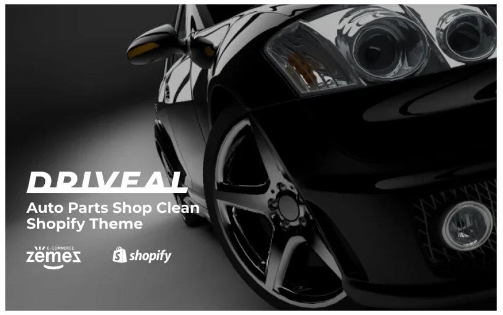 Driveal - Auto Parts Shop Clean Shopify Theme