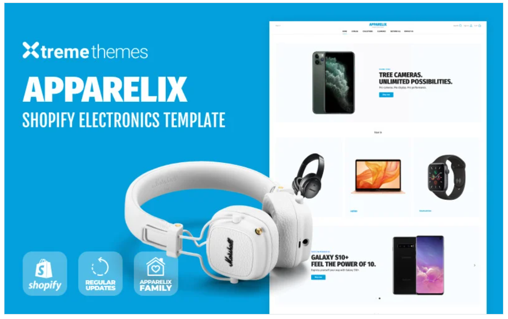 Electronics Shop on Shopify - Apparelix Shopify Theme