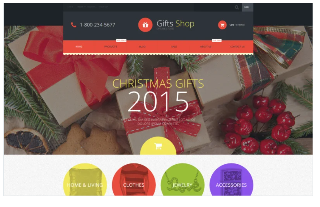 Gifts Shop Shopify Theme