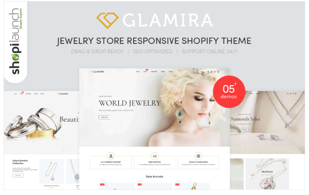 Glamira - Jewelry Store Responsive Shopify Theme