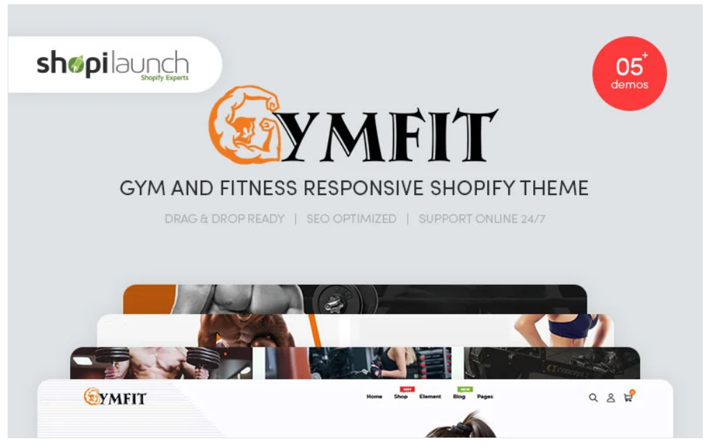 GymFit - Gym And Fitness Responsive Shopify Theme