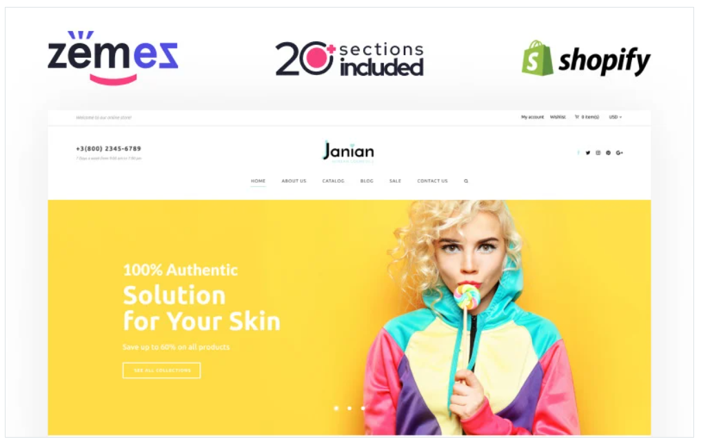 Janian - Korean Cosmetics Online Store Shopify Theme