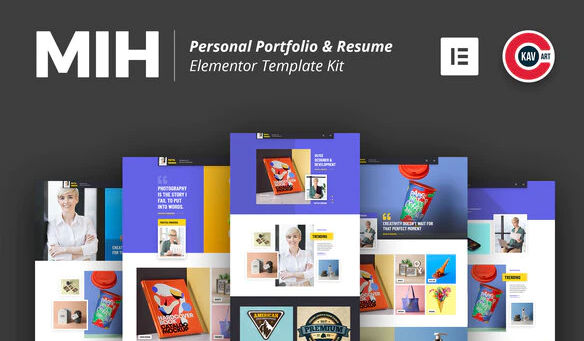 MIH - Personal Portfolio & Resume Template Kit