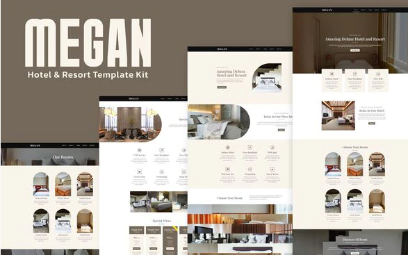 Megan - Hotel Booking Template Kit