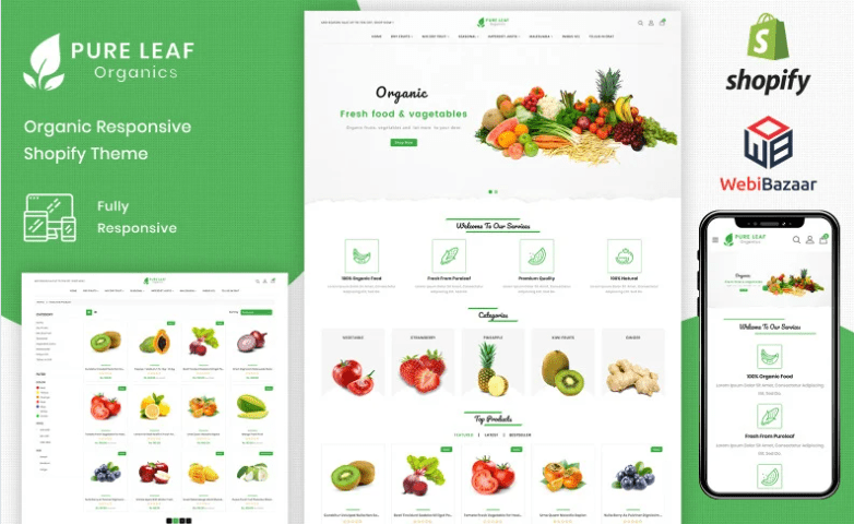 Pureleaf Organic Shopify Theme