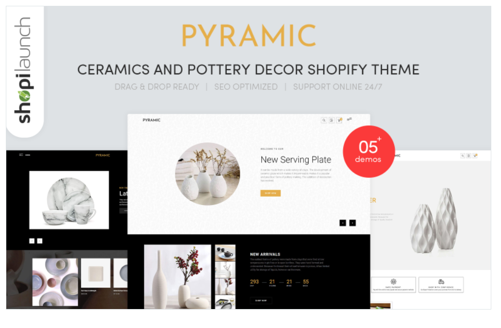 Pyramic - Ceramics & Pottery Decor Shopify Theme