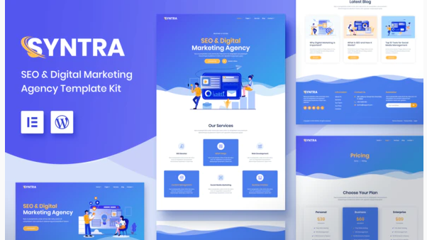 Product Image - SYNTRA – SEO & Digital Marketing Agency Template Kit