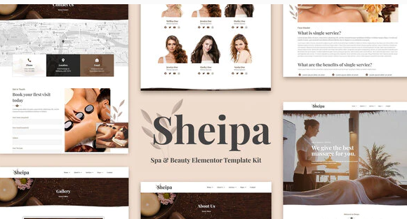 Sheipa - Spa & Beauty Elementor Template Kit