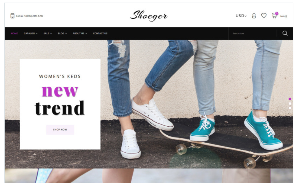 Shoe Store Responsive Shopify Theme