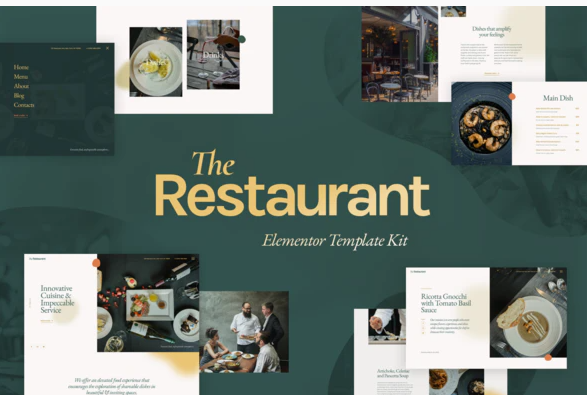 Product Image - The Restaurant – Elementor Template Kit