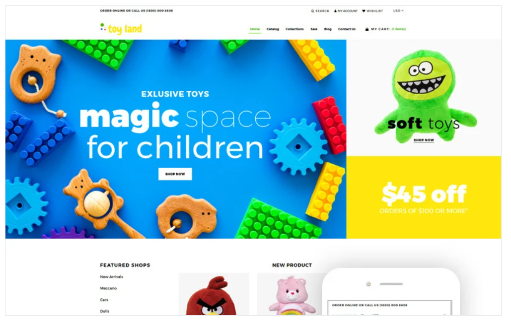 Toy Land - Toy Store Ready-To-Use Clean Shopify Theme