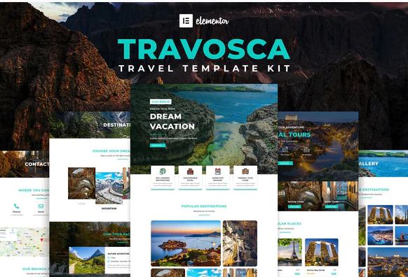 Product Image - Travosca – Travel Elementor Template Kit