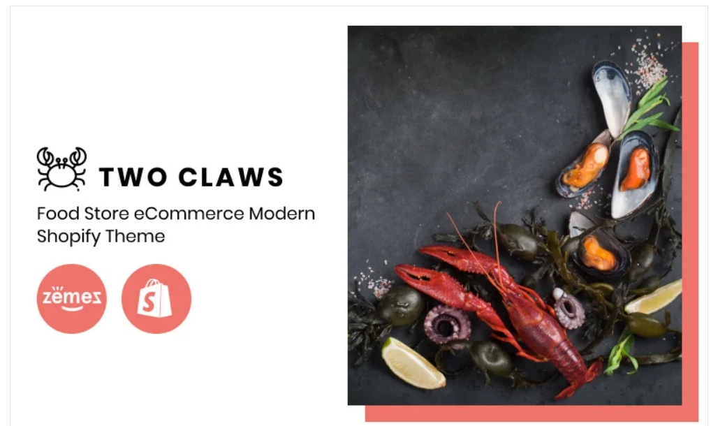 Two Claws - Food Store eCommerce Modern Shopify Theme