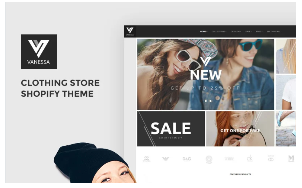 Vanessa - Clothing Store Shopify Theme