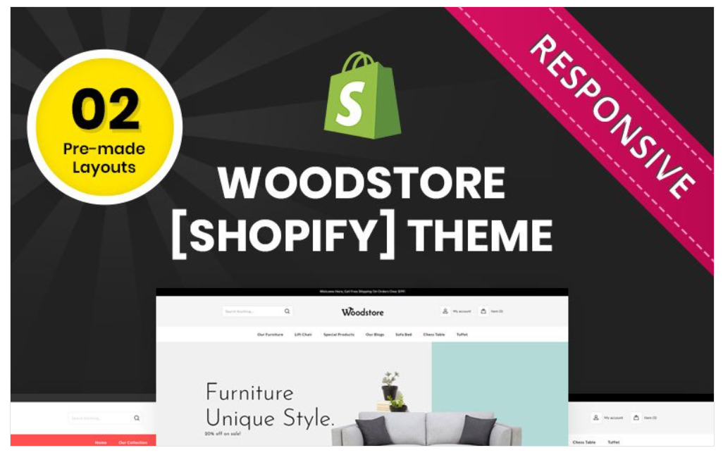 Wood Store - The Multipurpose Responsive Shopify Theme