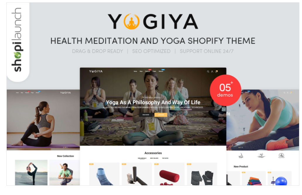Yogiya - Health Meditation And Yoga Shopify Theme
