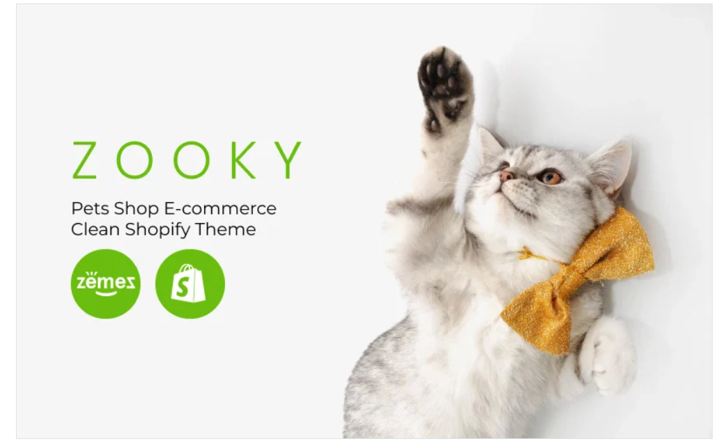 Zooky - Pets Shop E-commerce Clean Shopify Theme