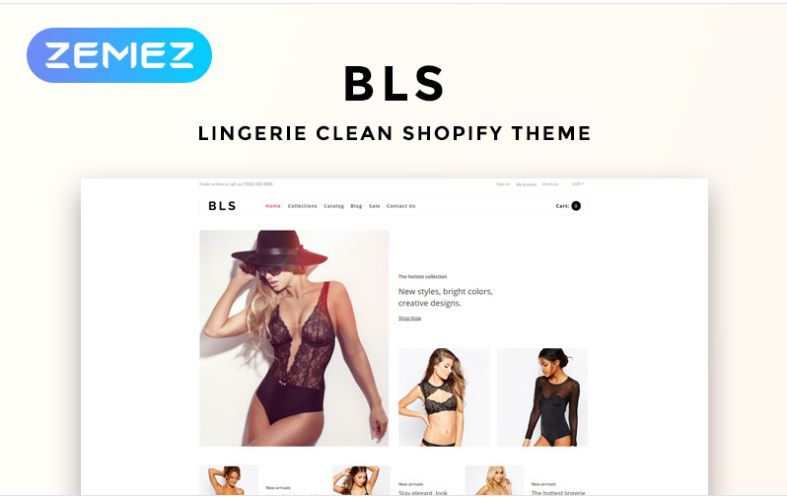 BLS - Lingerie E-commerce Clean Shopify Theme