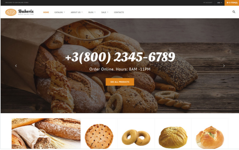 Bakery Responsive Shopify Theme