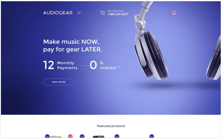 Audio Gear Shopify Theme