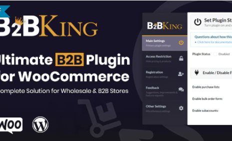 B2BKing - The Ultimate WooCommerce B2B & Wholesale Plugin 5.1.70