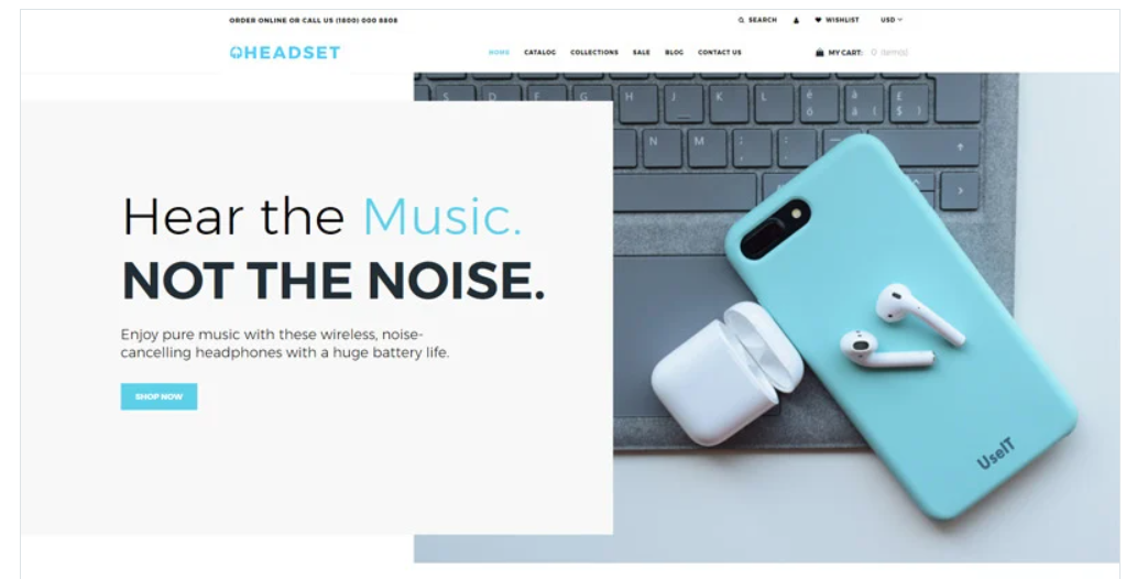 Headset - Dynamic Flawless Bootstrap Shopify Theme