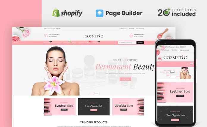 Cosmetics Store Shopify Theme