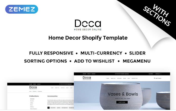 Doca - Home Decor Responsive Shopify Theme