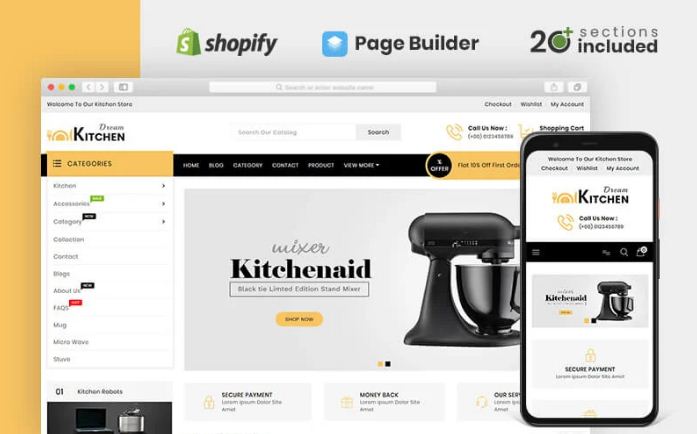 Dream Kitchen Store Shopify Theme
