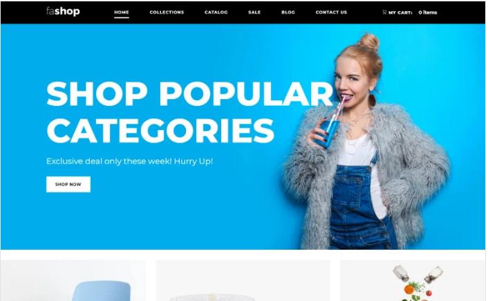 faShop - Wholesale Store Ready-To-Use Clean Shopify Theme
