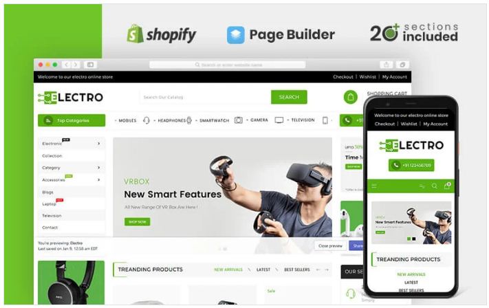 Electro Electronics Shopify Theme