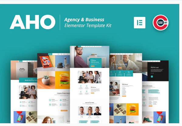 Product Image - Aho – Agency & Business Elementor Template Kit