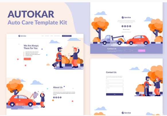 Autokar - Auto Care Elementor Template Kit