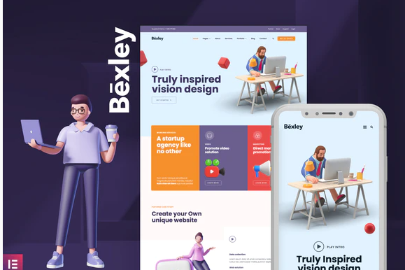 Product Image - Bexley – Digital Marketing Agency Template Kit