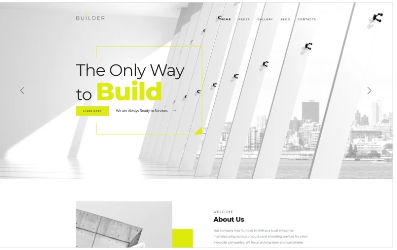 Builder - Construction Company Multipage Corporate Joomla Template