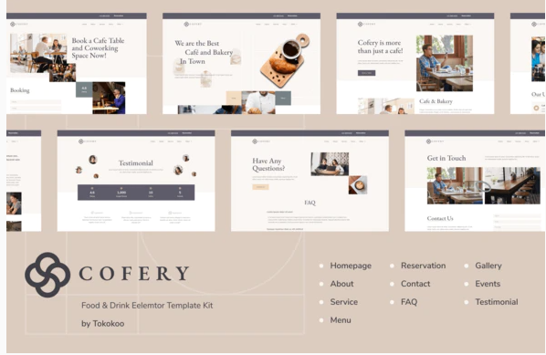 Cofery | Restaurant & Cafe Elementor Template Kit