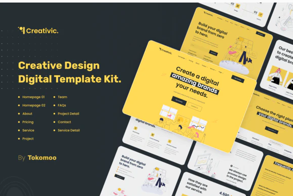Product Image - Creativic – Creative Agency Elementor Template Kit
