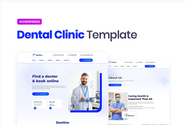 Dentino – Dental Clinic Template Kit
