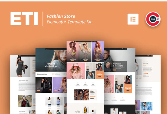 ETI - Fashion Store Elementor Template Kit