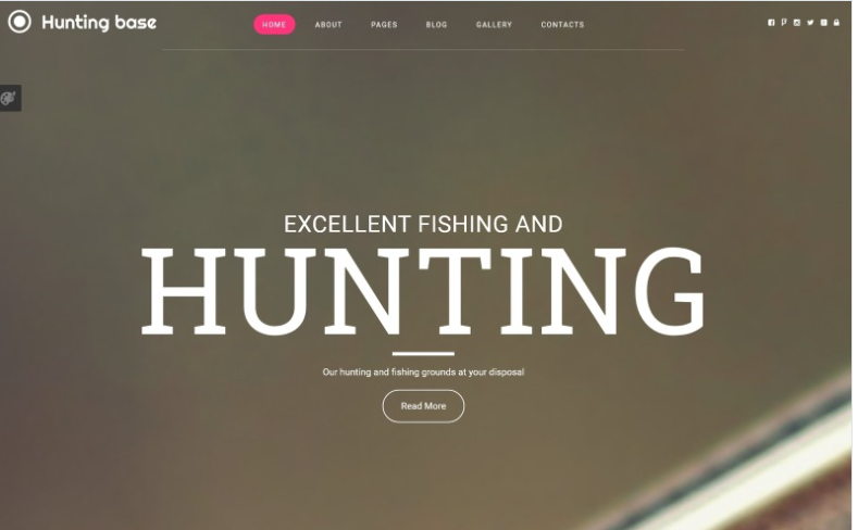 Hunting Joomla Template