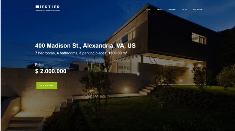 Iestier - Real Estate Modern Joomla Template