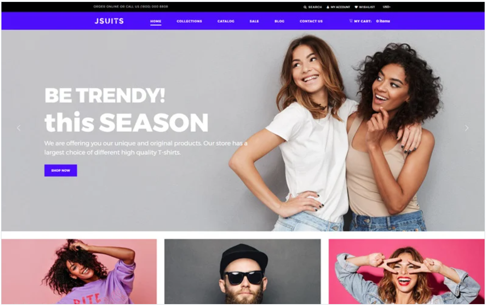 Jsuits - Clothing Multicurrency Fancy Shopify Theme