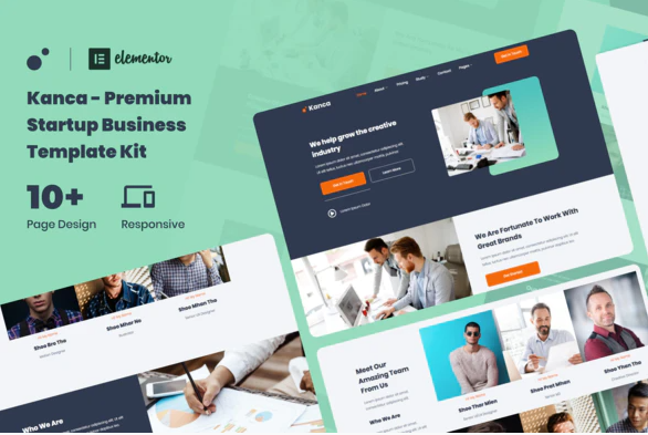 Kanca - Startup Business Consulting Elementor Template Kit