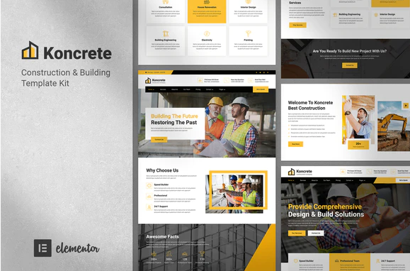Koncrete - Construction & Building Template Kit