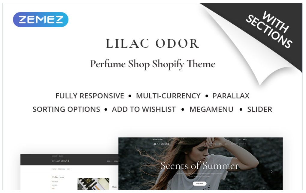 Lilac Odor - Perfume Shop Shopify Theme