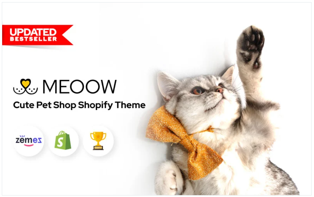 Meoow - Cute Pet Shop Shopify Theme