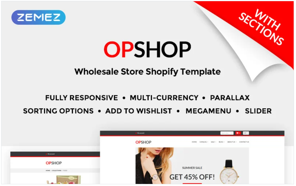 OpShop - Wholesale Store Shopify Theme